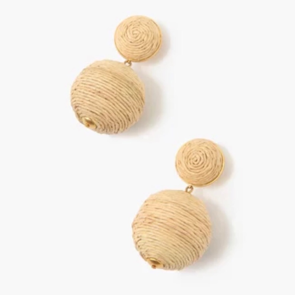 Tuckernuck Raffia Lantern Earrings